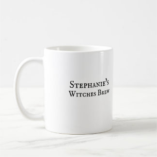 Caneca De Café Halloween Personalizado Mug Seu Nome+Bruxas Breve