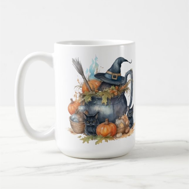 Caneca De Café Halloween Series 15 oz Classic Mug (Esquerda)