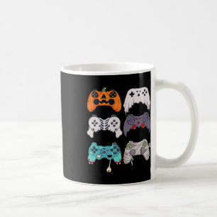 Caneca De Café Halloween Skeleton Zombie Controladoras de Jogos M