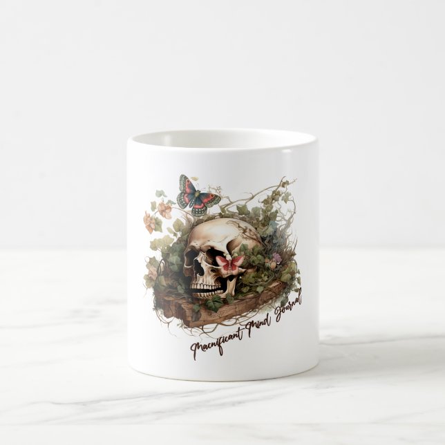 Caneca De Café Halloween Skull (Centro)