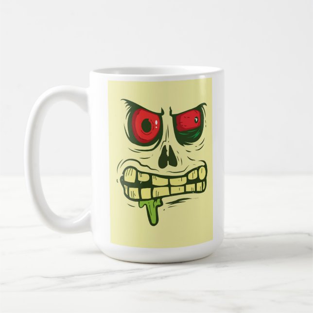 Caneca De Café Halloween Skull MUg (Esquerda)