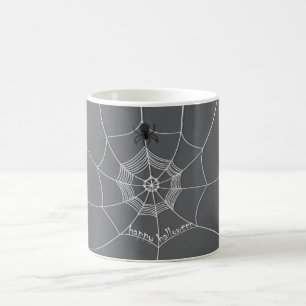 Caneca De Café Halloween Spooky Scary Cute Spider Web