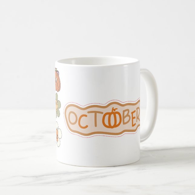 Caneca De Café Halloween-Themed Mug (Frente Esquerda)
