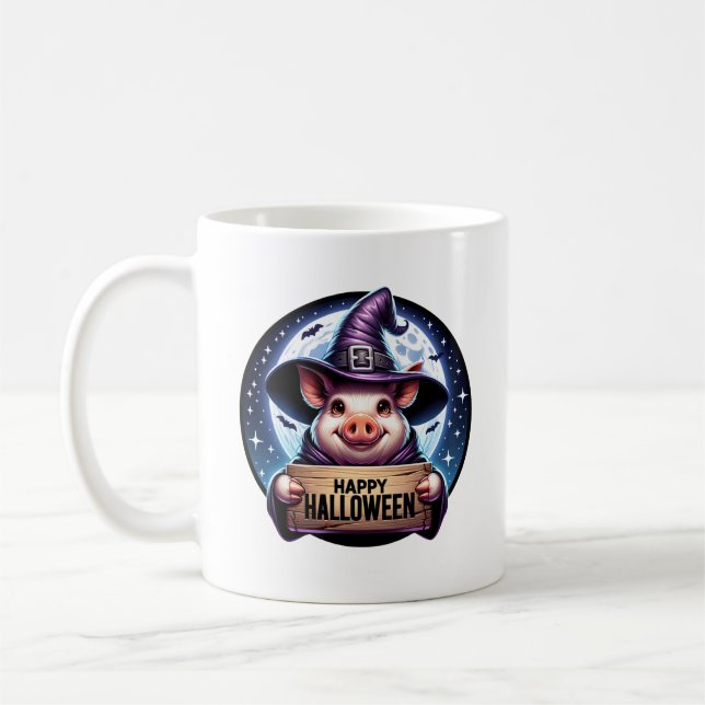 Caneca De Café Halloween Varken (Esquerda)