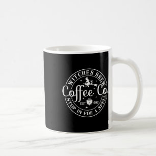 Caneca De Café Halloween Witch Motif - Bruxas Invadem Café E Co