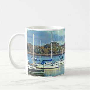 Caneca De Café Hamble Le Rice Waters Edge Hampshire Foto
