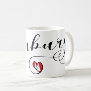 Caneca De Café Hamburg Heart Mug, Alemanha