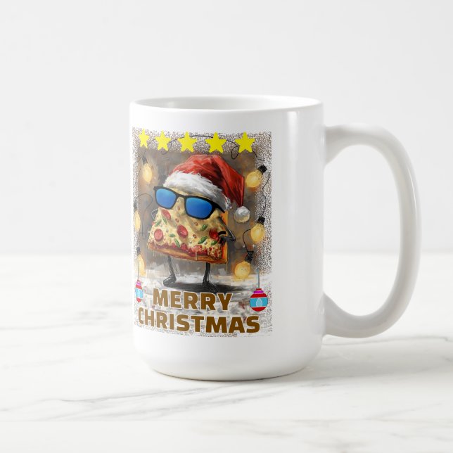 Caneca De Café hambúrguer de pizza (Direita)