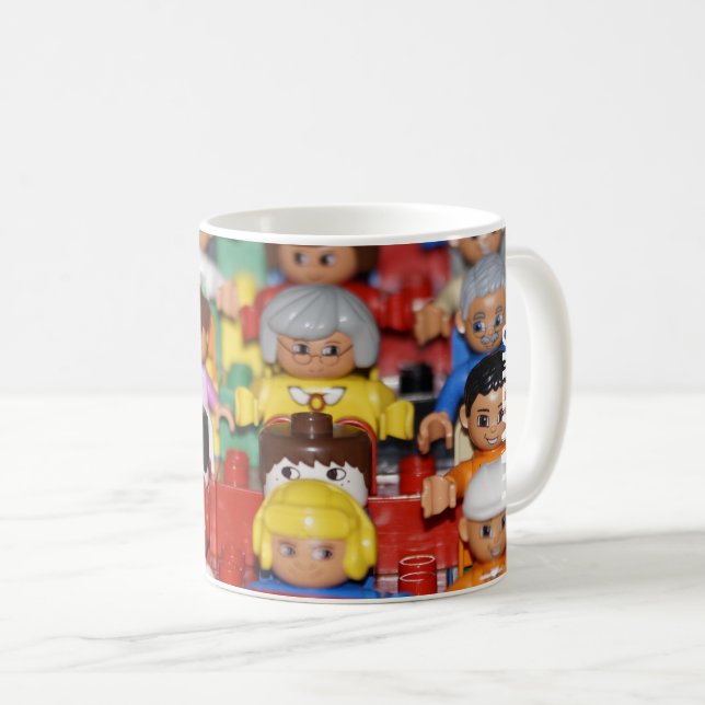 Caneca De Café HAMbWG - Café Mug - pessoas de Brinquedo (Frente Esquerda)