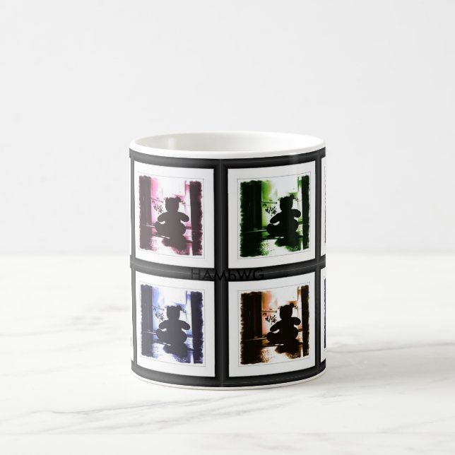 Caneca De Café HAMbyWG - Café Mug - Ursos de Teddy Gótica (Centro)