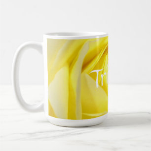 Caneca De Café HAMbyWG de Café Rosa Amarelo