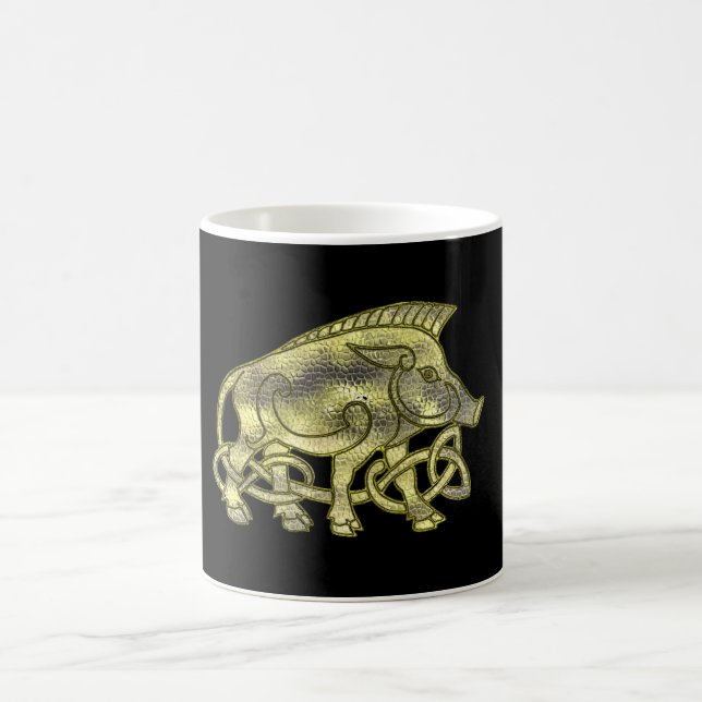 Caneca De Café Hammer Brass Celtic Boar Mug (Centro)
