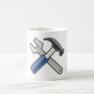 Caneca De Café Hammer e Wrench
