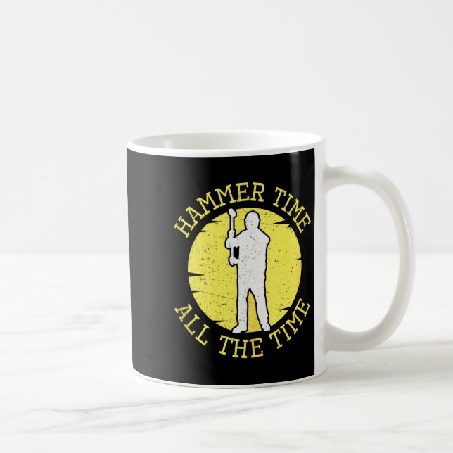 Caneca De Café Hammer Time O Tempo Todo Camisa Engraçada de Gestã (Direita)