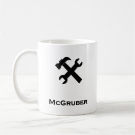 Caneca De Café Hammer Wrench McGruber preto