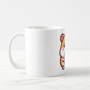 Caneca De Café Hamster com donut