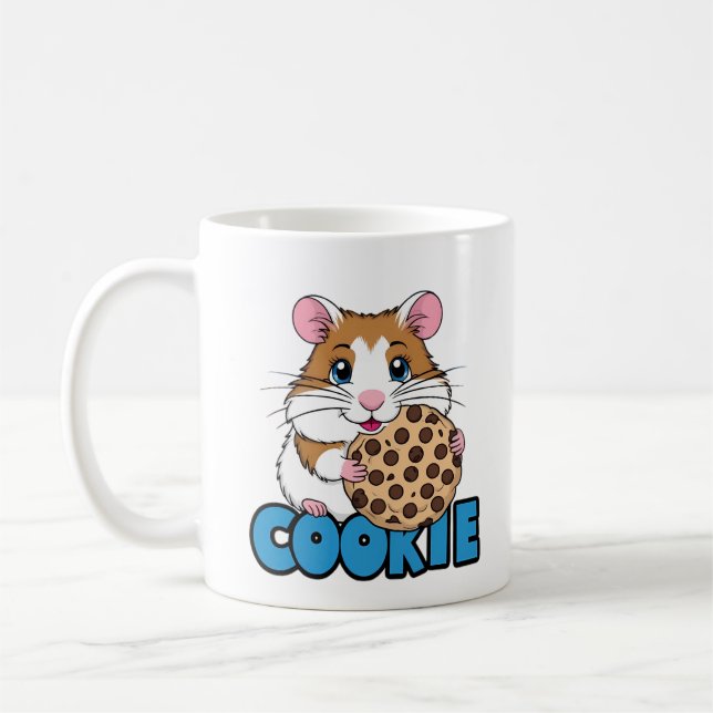 Caneca De Café Hamster Cookie (Esquerda)