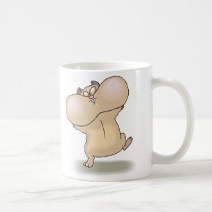 Caneca De Café hamster engraçado de bochechas gorduchas