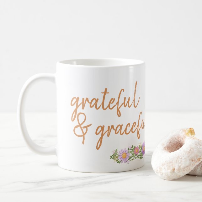 Caneca De Café Hamster Grata e Gracioso (Com Donut)