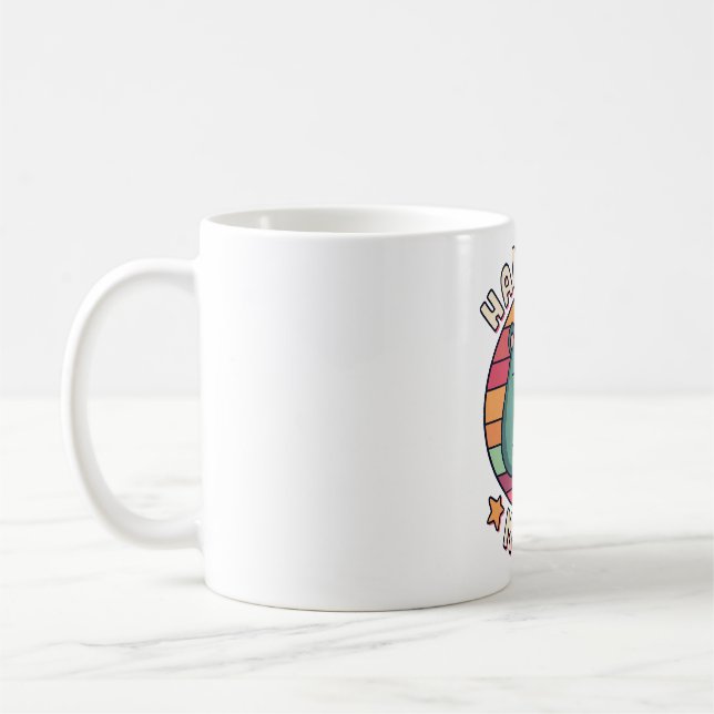 Caneca De Café Hamster Mamãe Fofa Kawaii Roedor Mãe (Esquerda)