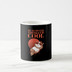 Caneca De Café Hamster - Meu Hamster Acha que Sou Legal