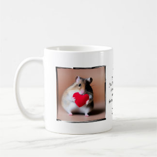Caneca De Café Hamster Personalizado Com Dia de os namorados de D