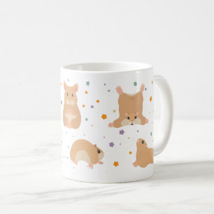 Caneca De Café Hamsters fazendo yoga