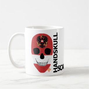 Caneca De Café HANDSKULL Áustria Classic    MugO4