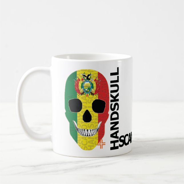 Caneca De Café HANDSKULL Bolivia Classic Mug O4 (Esquerda)