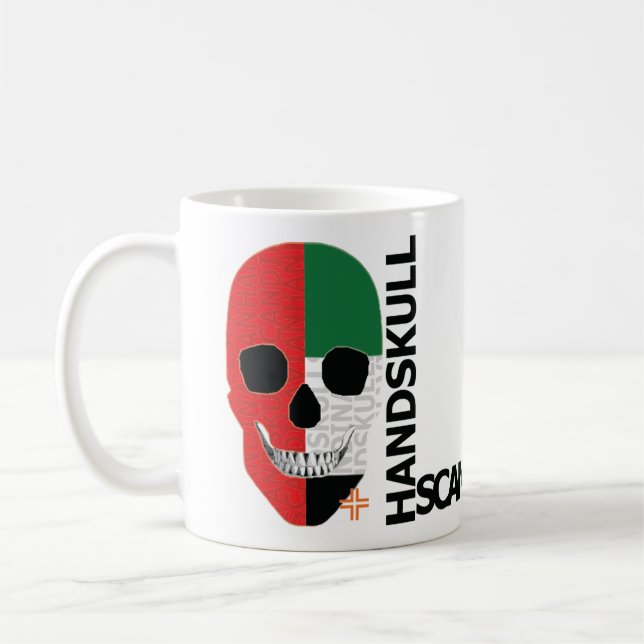 Caneca De Café HANDSKULL Emirados Árabes Unidos Classic Mug O4 (Esquerda)