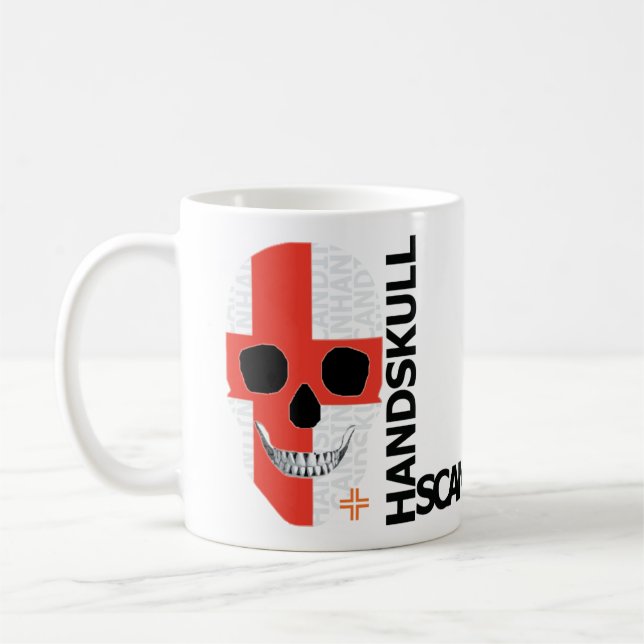 Caneca De Café HANDSKULL England Classic Mug O4 (Esquerda)