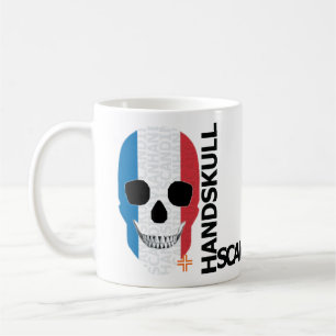 Caneca De Café HANDSKULL França Classic MugO4