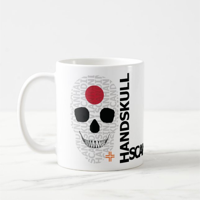Caneca De Café HANDSKULL Japão Classic Mug O4 (Esquerda)