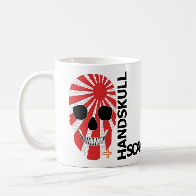 Caneca De Café HANDSKULL Nipon Classic Mug O4 (Esquerda)