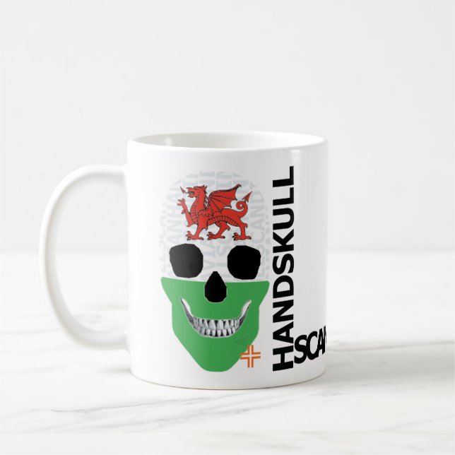 Caneca De Café HANDSKULL Wales Classic Mug O4 (Esquerda)