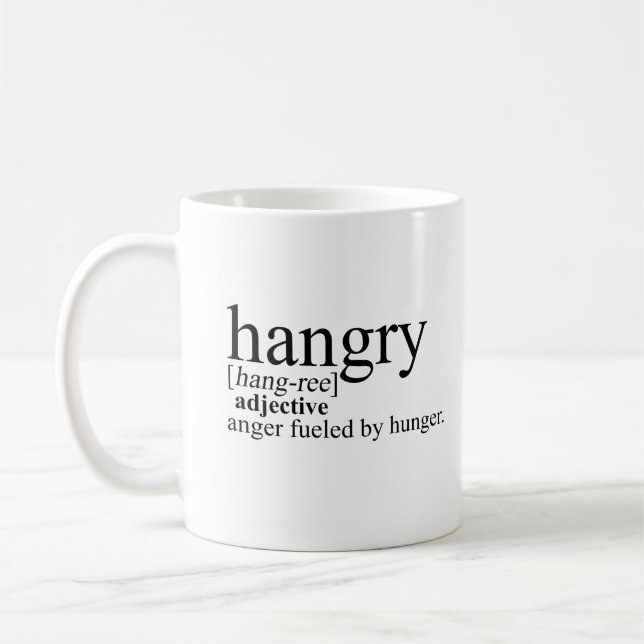 Caneca De Café Hangry (Esquerda)