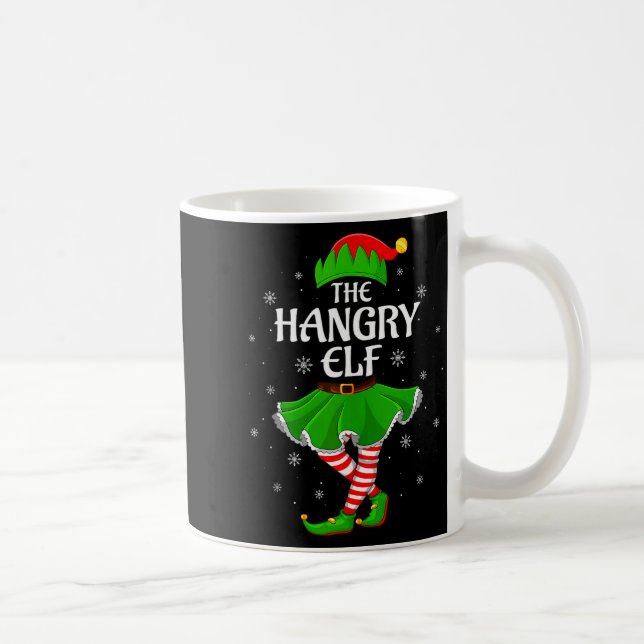 Caneca De Café Hangry Elf Christmas Family Girls Women Elf Squad  (Direita)