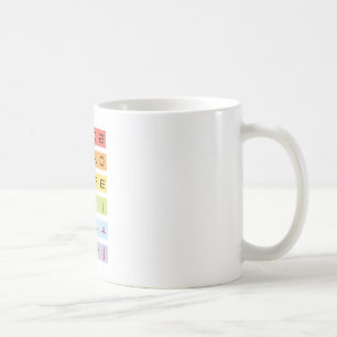 Caneca De Café Hangul, White, 11 oz, Clássico, Mug Branca