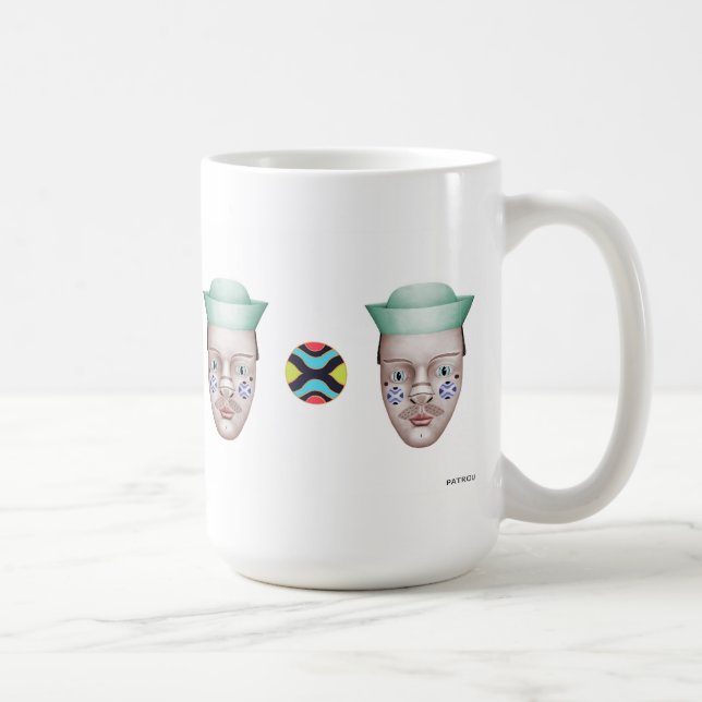 Caneca De Café Hank ao redor (Direita)