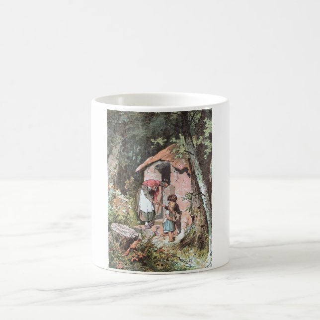 Caneca De Café Hänsel und Gretel – Gebrüder Grimm Märchen (Centro)