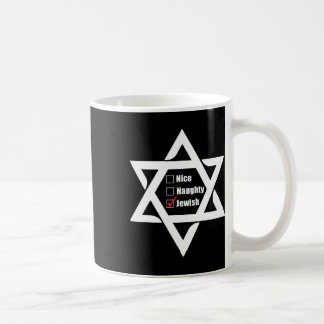Caneca De Café Hanukkah Estrela De Natal De David Nice Naughn Jew
