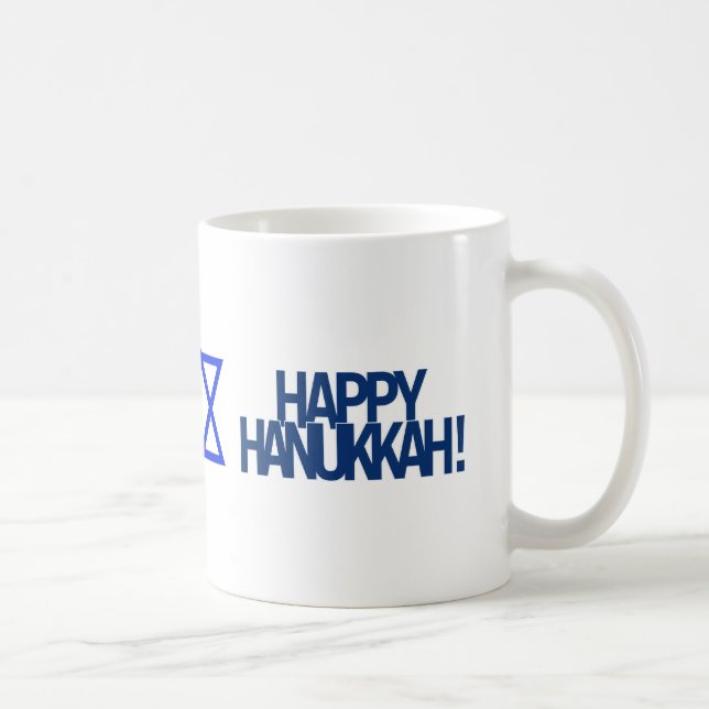 Caneca De Café Hanukkah feliz (Direita)