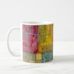 Caneca De Café Hanukkah Funky Time Menorahs<br><div class="desc">Hanukkah "Menorás do Tempo Funky" Design Chanukah Mug. Personalize excluindo o texto e adicionando sua própria mensagem. Use seu estilo, cor e tamanho de fonte favoritos. Obrigados para parar e comprar. Feliz Chanukah/Hanukkah! Crie um simples presente adicionando alguns doces à caneca, embrulhe-a em celofane e amarre-a com um arco. Aproveite!...</div>