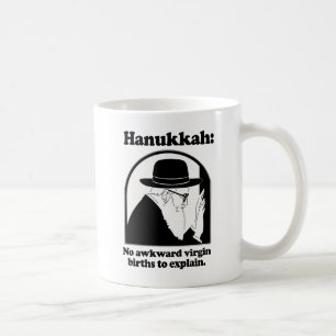 Caneca De Café Hanukkah - Sem partos virgens estranhos