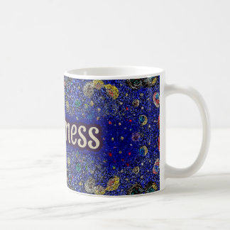 Caneca De Café Happiness Coffee Mug – Vibrant Mandala-Style