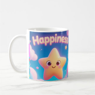 Caneca De Café Happiness Star Mug