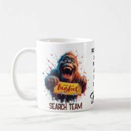 Caneca De Café Happy Bigfoot Sasquatch Mugshot Search Team