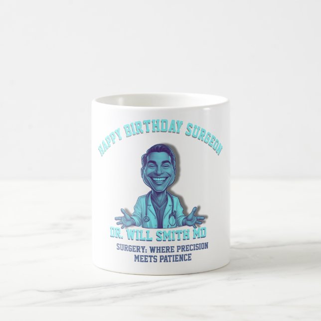 CANECA DE CAFÉ HAPPY BIRTHDAY MR SURGEON  (Centro)