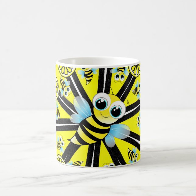 Caneca De Café Happy Bumblebee Lemon Mug (Centro)