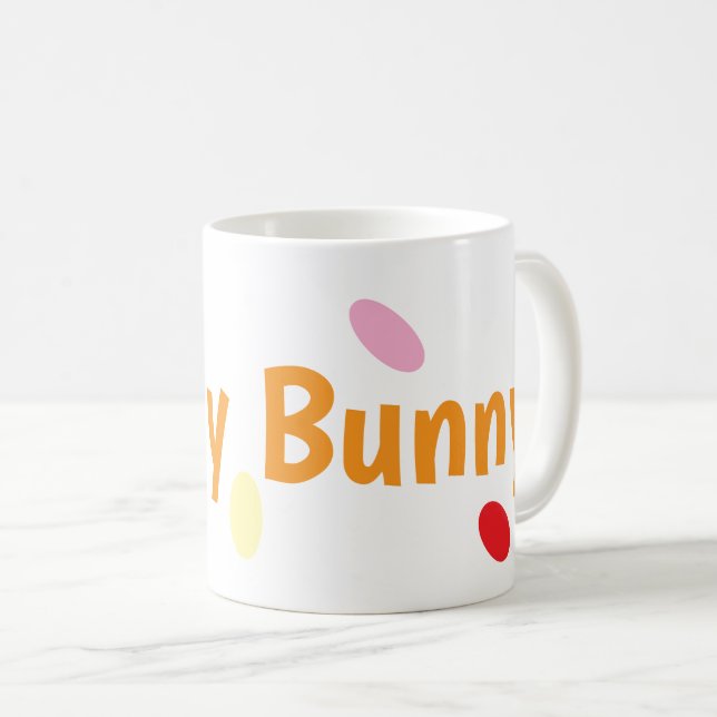 Caneca De Café Happy Bunny (Frente Esquerda)